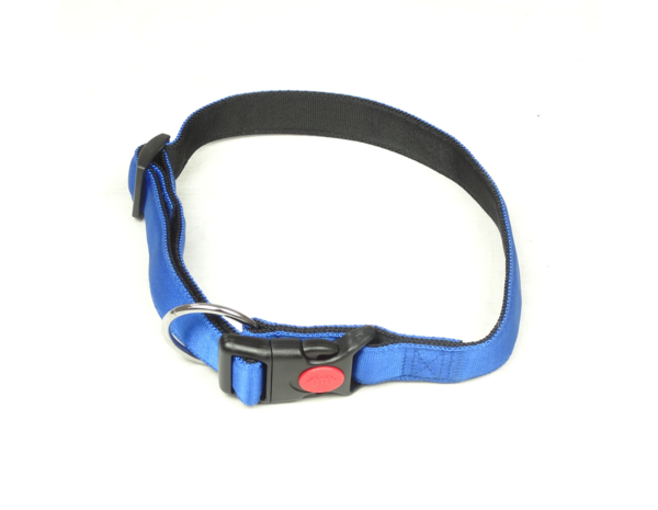 De-Tail Nylon halsband 25mm breed, 50-65cm lang