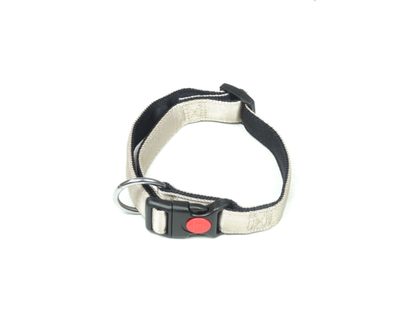 De-Tail Nylon halsband 25mm breed, 50-65cm lang