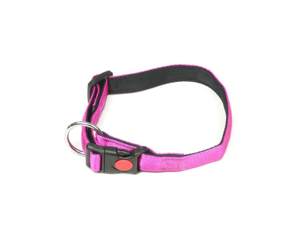 De-Tail Nylon halsband 15mm breed, 25-35cm lang
