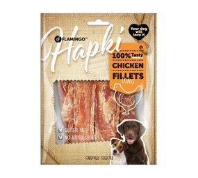 Flamingo Snack Hapki Strips met kip 170 gram