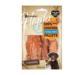 Flamingo Snack Hapki Strips met kip Flexibele gewrichten 85 gram
