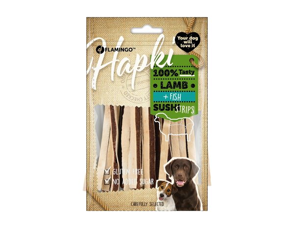 Flamingo Snack Hapki Sushi strips Lam & vis 85 gram