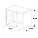 Hundos Hondenbench model DL maat S deur links