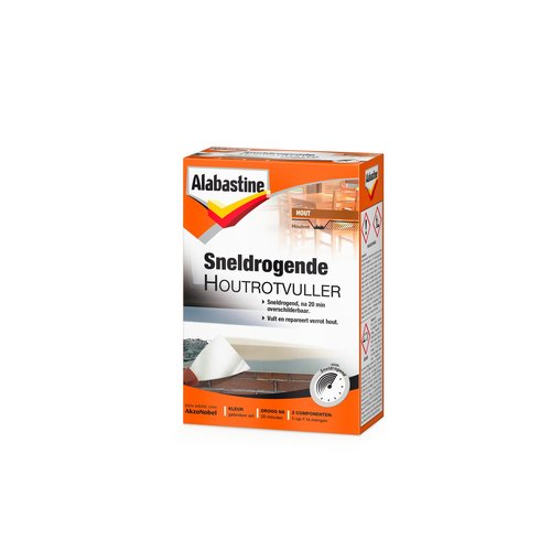 Alabastine Alabastine Sneldrogende Houtrotvuller (2k)  465 gram