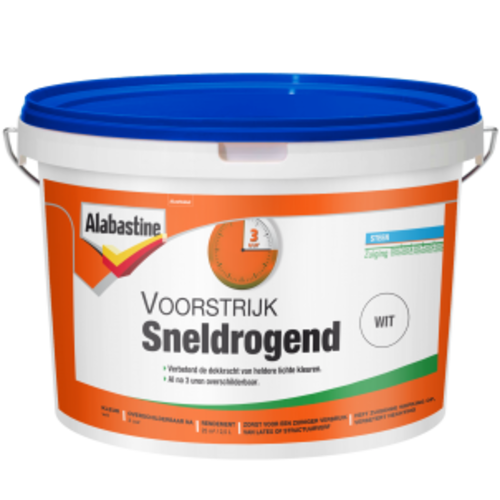 Alabastine Alabastine Voorstrijk Sneldrogend Wit 2,5 liter