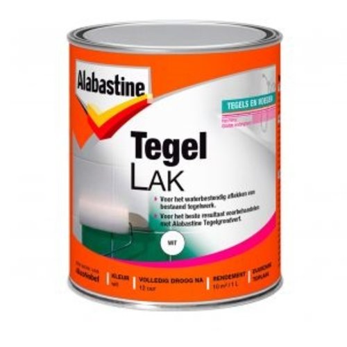 Alabastine Alabastine Warmwaterbestendige Tegellak wit 750 ml