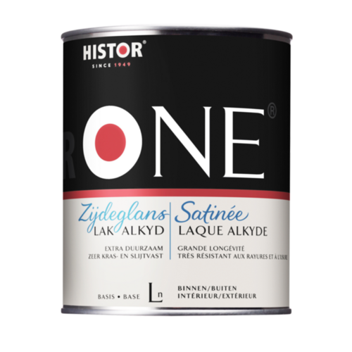 Histor One Histor One Lak Zijdeglans Alkyd 0,50 - 1 liter