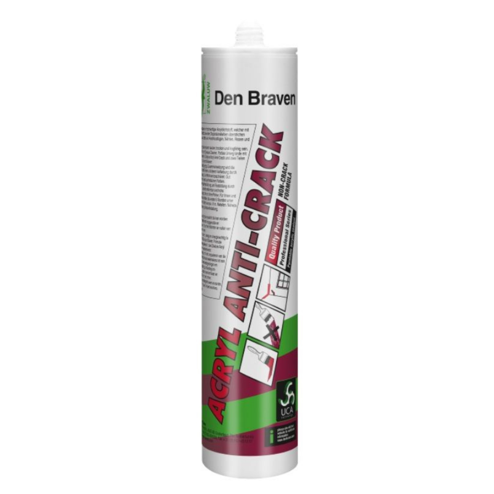 Den Braven Acryl Anti-crack Wit 310 Ml