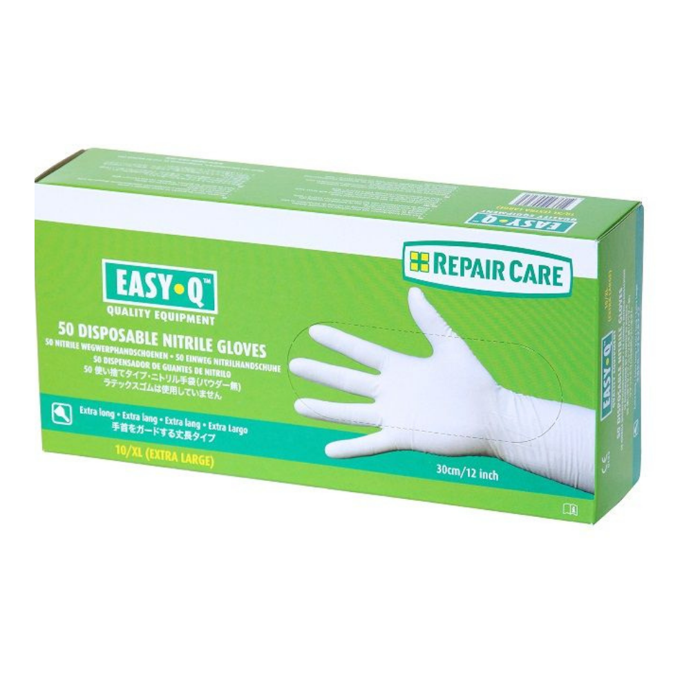 Repair Care Easy Q Nitrile Wegwerphanschoenen XL 50 stuks Verfstein.nl