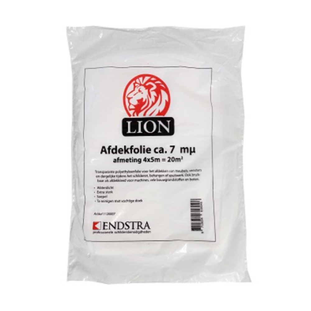 Lion Afdekplastic 50 Mu (4 x 4m = 16m2)