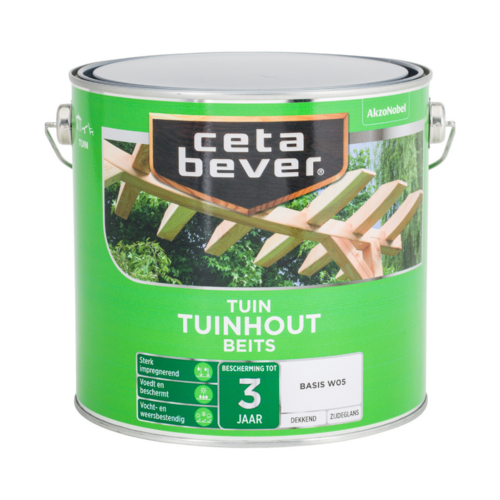 CetaBever CetaBever Tuinhout Beits Dekkend 1 - 2,5 liter