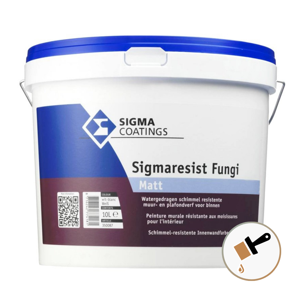 Sigma Sigmaresist Fungi Matt Inhoud: 10 Liter, Kleur: Wit