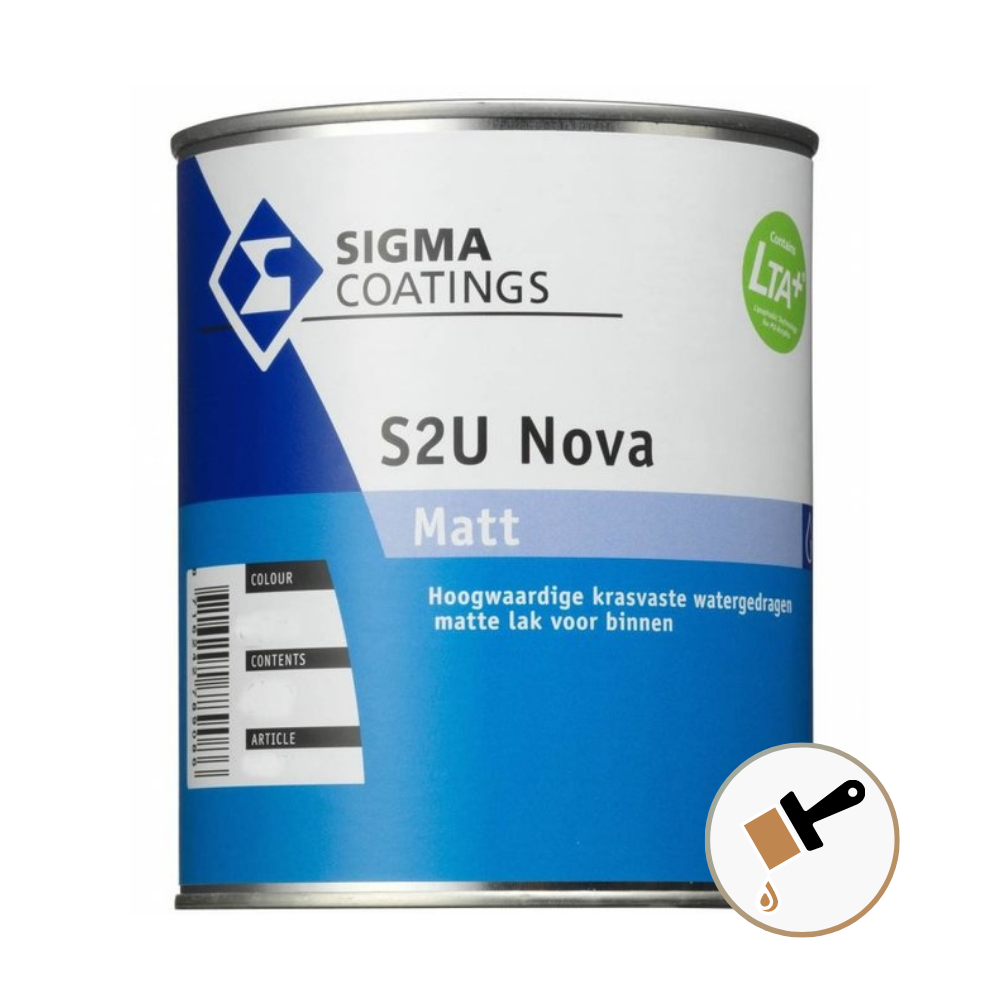 Opnemen kogel loterij Sigma S2U Nova Matt 1 - 2 liter - Verfstein.nl