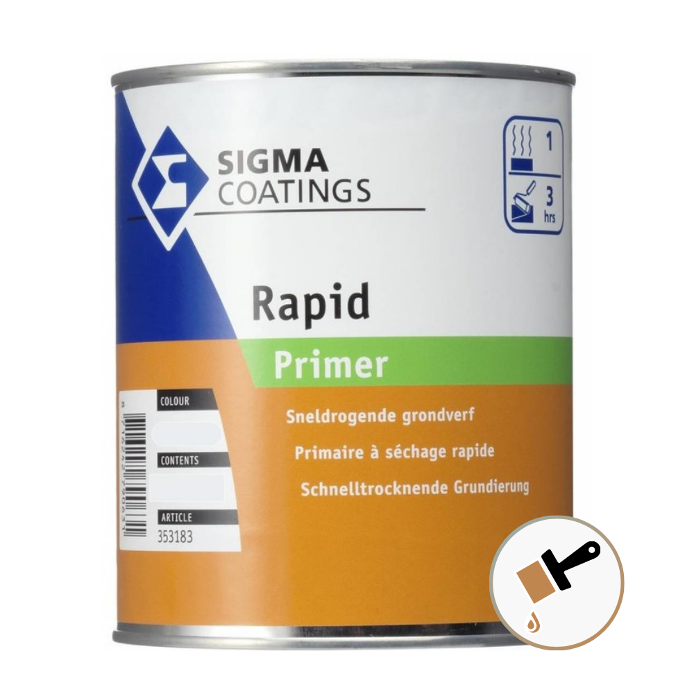 Sigma Rapid Primer 1 - 2,5 liter - Verfstein.nl