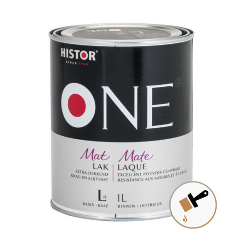 Histor One Histor One Lak Mat Acryl  0,50 - 1 liter