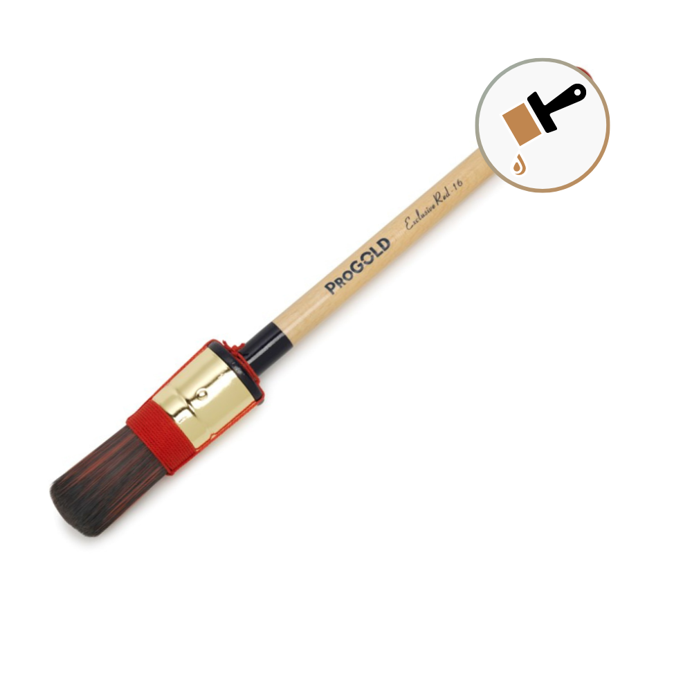 Progold Kwast Patentpunt Exclusive Red Maat 10 (2 Cm)