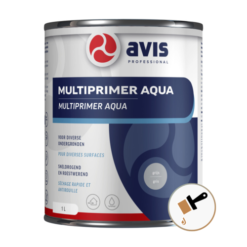 Avis Avis Aqua Multiprimer Grijs 0,25 - 1 liter