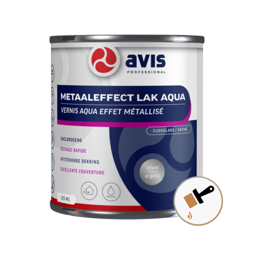 Avis Avis Aqua Metallic Zilver 125 ml