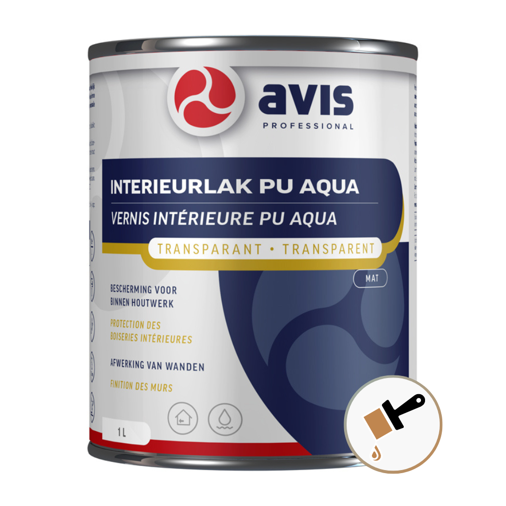 Avis Interieurlak Pu Aqua Mat 250 Ml