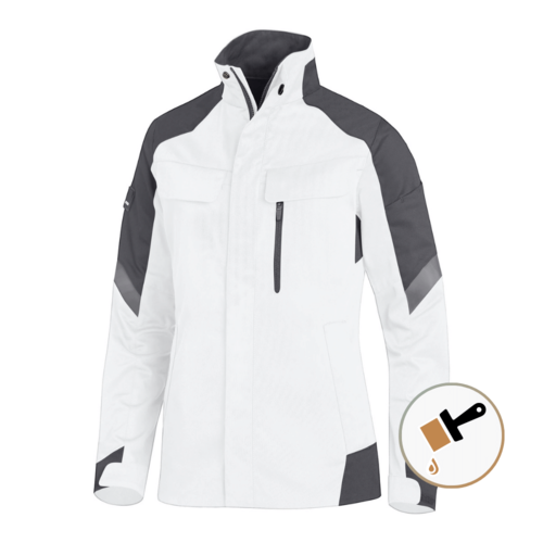 FHB FHB Softshell Lars Jas Wit-Antraciet