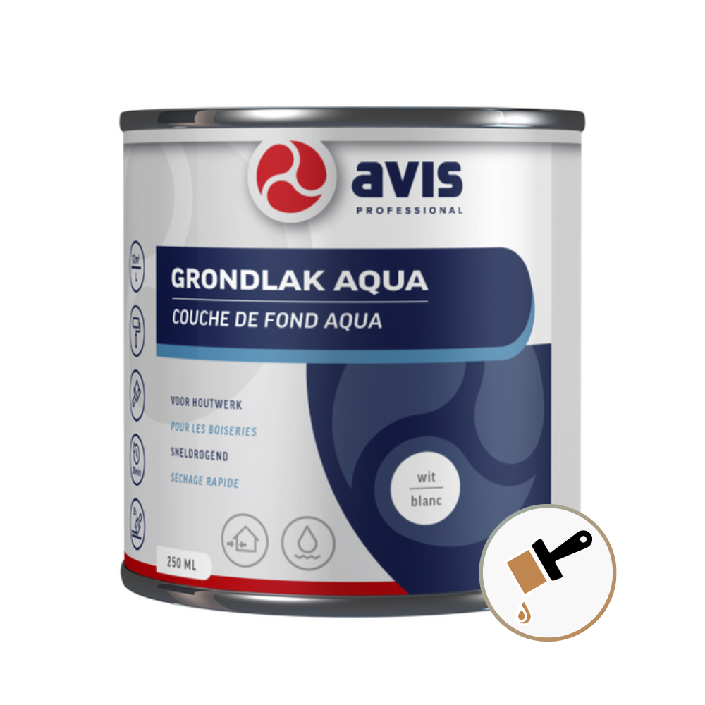 Avis Grondlak Aqua Wit 250 Ml