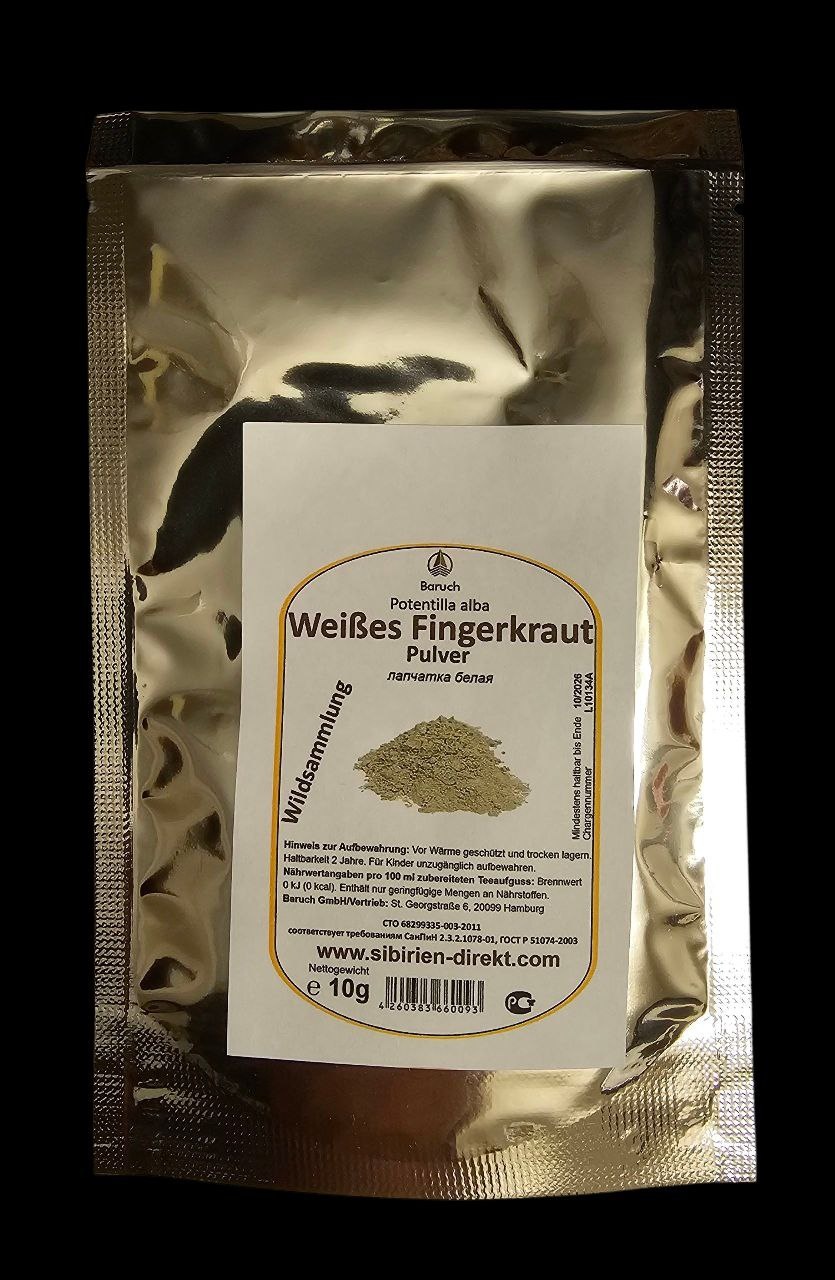 Weißes Fingerkraut (potentillaalba), pulver