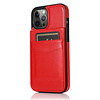 iPhone 8 hoesje - Backcover - Pasjeshouder - Portemonnee - Kunstleer - Rood