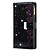iPhone 11 Pro Max hoesje - Bookcase - Koord - Pasjeshouder - Portemonnee - Glitter - Bloemenpatroon - Kunstleer - Zwart