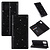iPhone 12 Pro hoesje - Bookcase - Pasjeshouder - Portemonnee - Glitter - TPU - Zwart