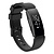 Bandje geschikt voor Fitbit Inspire HR - Maat L - Bandje - Horlogebandje - Siliconen - Zwart