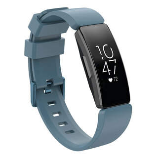 JVS Products Bandje geschikt voor Fitbit Inspire HR - Maat L - Bandje - Horlogebandje - Siliconen - Blauw
