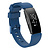 Bandje geschikt voor Fitbit Inspire HR - Maat L - Bandje - Horlogebandje - Siliconen - Donkerblauw