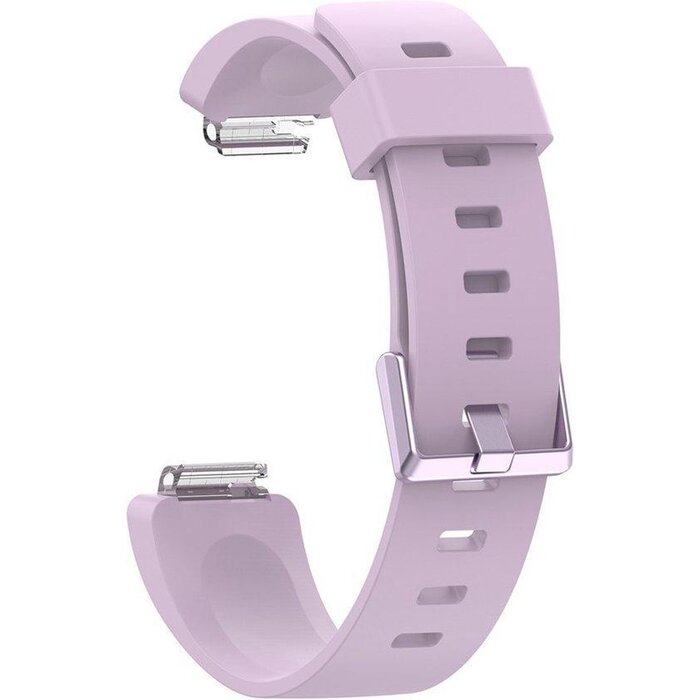 JVS Products Bandje geschikt voor Fitbit ACE 2 - Maat L - Bandje - Horlogebandje - Siliconen - Lila