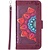 iPhone XS Max hoesje - Bookcase - Koord - Pasjeshouder - Portemonnee - Mandalapatroon - Kunstleer - Bordeaux Rood