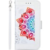 iPhone 11 Pro Max hoesje - Bookcase - Koord - Pasjeshouder - Portemonnee - Mandalapatroon - Kunstleer - Wit