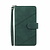 iPhone XS hoesje - Bookcase - Koord - Pasjeshouder - Portemonnee - Kunstleer - Groen