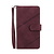 iPhone XS hoesje - Bookcase - Koord - Pasjeshouder - Portemonnee - Kunstleer - Bordeaux Rood