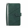 iPhone 11 hoesje - Bookcase - Koord - Pasjeshouder - Portemonnee - Kunstleer - Groen