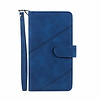 iPhone 11 Pro Max hoesje - Bookcase - Koord - Pasjeshouder - Portemonnee - Kunstleer - Blauw