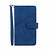 iPhone 12 Pro hoesje - Bookcase - Koord - Pasjeshouder - Portemonnee - Kunstleer - Blauw