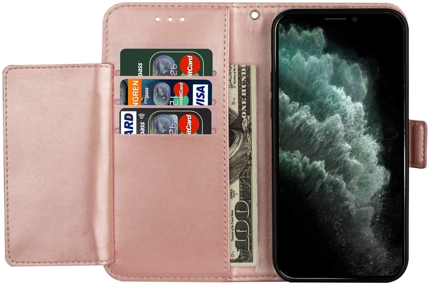 JVS Products Samsung Galaxy S20 Plus hoesje - Bookcase - Koord - Pasjeshouder - Portemonnee - Mandalapatroon - Kunstleer - Roze