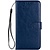 Samsung Galaxy A71 hoesje - Bookcase - Pasjeshouder - Portemonnee - Koord - Kunstleer - Blauw