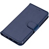 iPhone 12 Pro Max hoesje - Bookcase - Pasjeshouder - Portemonnee - Koord - Kunstleer - Blauw