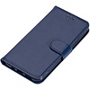 iPhone 12 Pro Max hoesje - Bookcase - Pasjeshouder - Portemonnee - Koord - Kunstleer - Blauw