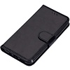 iPhone 12 Pro hoesje - Bookcase - Pasjeshouder - Portemonnee - Koord - Kunstleer - Zwart