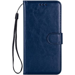 JVS Products iPhone 11 Pro Max hoesje - Bookcase - Pasjeshouder - Portemonnee - Koord - Kunstleer - Blauw