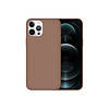 iPhone 12 hoesje - Backcover - TPU - Bruin