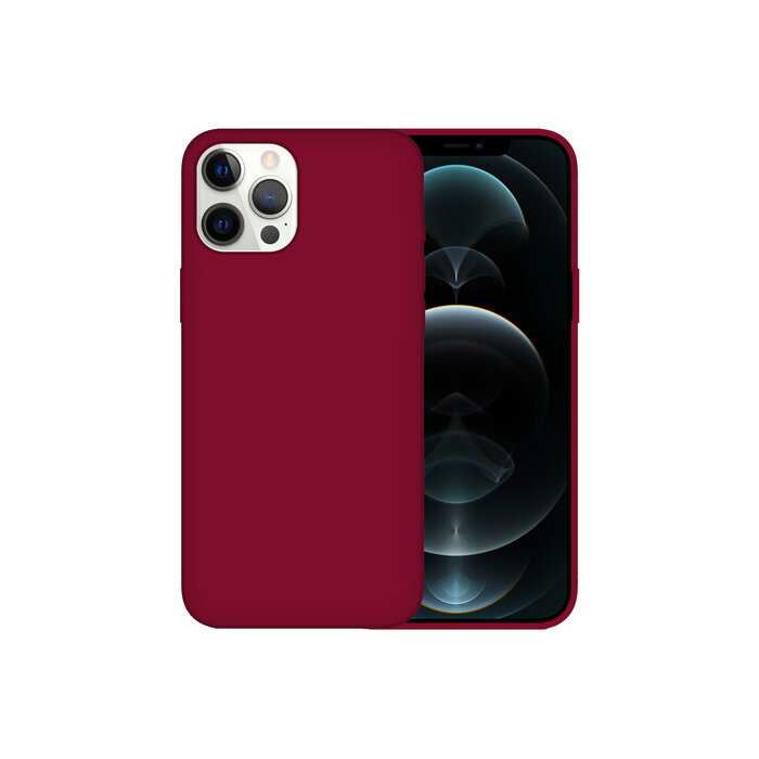 JVS Products iPhone 12 Pro hoesje - Backcover - TPU - Bordeaux Rood