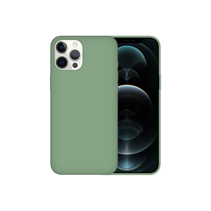 JVS Products iPhone 12 Pro hoesje - Backcover - TPU - Saliegroen