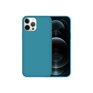 JVS Products iPhone 12 Pro Max hoesje - Backcover - TPU - Zeeblauw